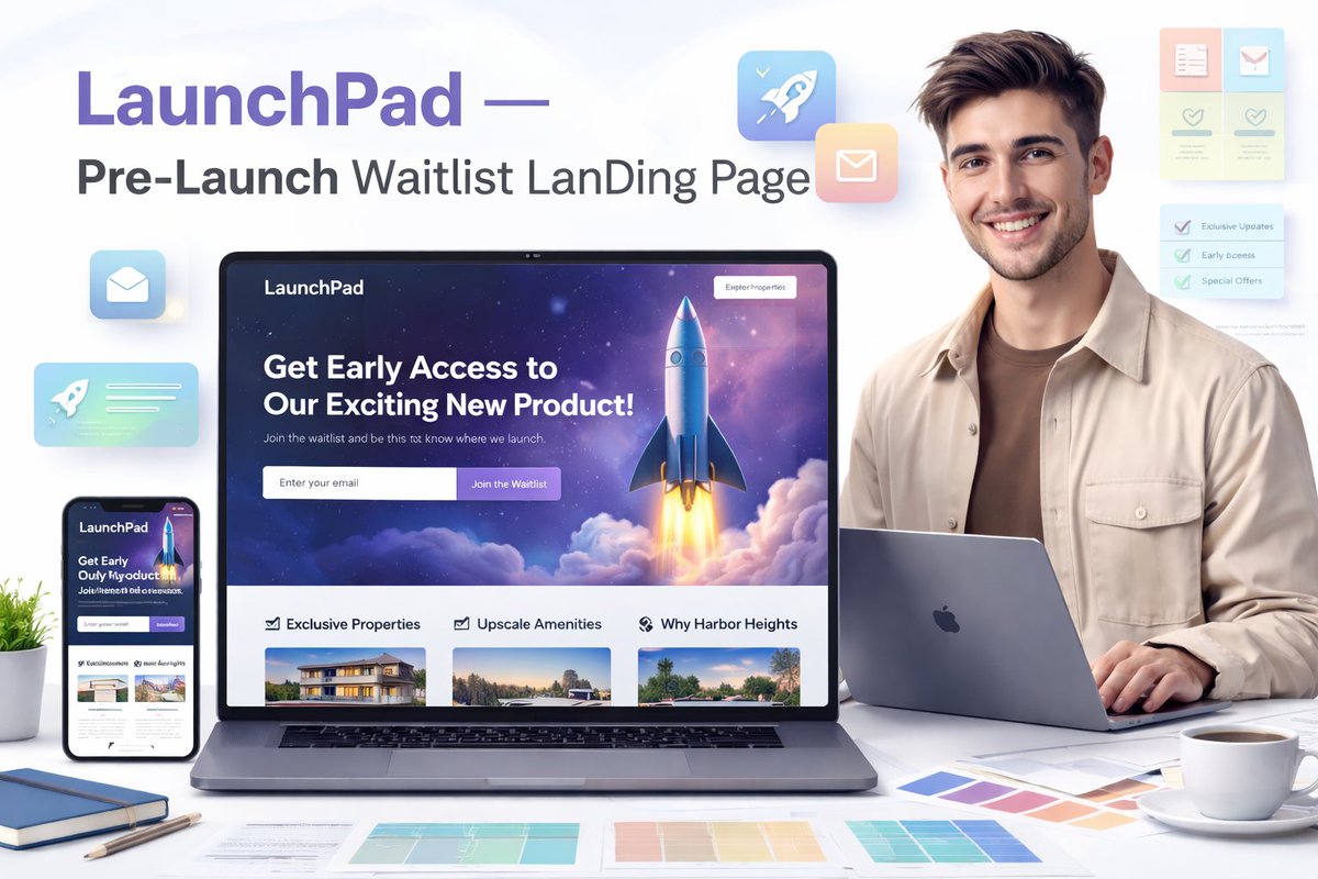 consultant133's tweet image. Launch smarter 🚀

LaunchPad helps founders collect early users before writing a single line of backend code.

✅ Email signup
✅ Social proof
✅ Mobile-first
✅ Deploy anywhere
Get it here → payhip.com/b/8GxNh 

#WebsiteDesign #LandingPage #LaunchPad #BusinessGrowth
