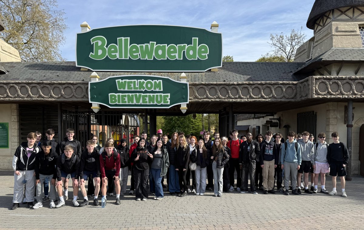 Our TY students have arrived at Bellewaerde Park for a brilliant day of fun and adventure 🎢🌞

A full day ahead enjoying the ride Rollercoasters and great company, making the most of every moment here in Belgium! 👏