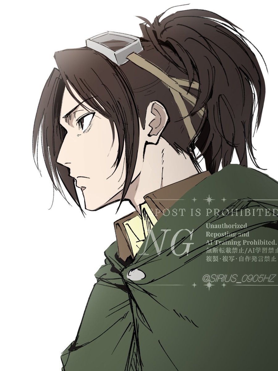 他の人が描くンジさんってなんかいいな好きだなこの骨格髪型目どうやって描いてるんだろ…ってなるけど自分の描く横顔は1番好きかも