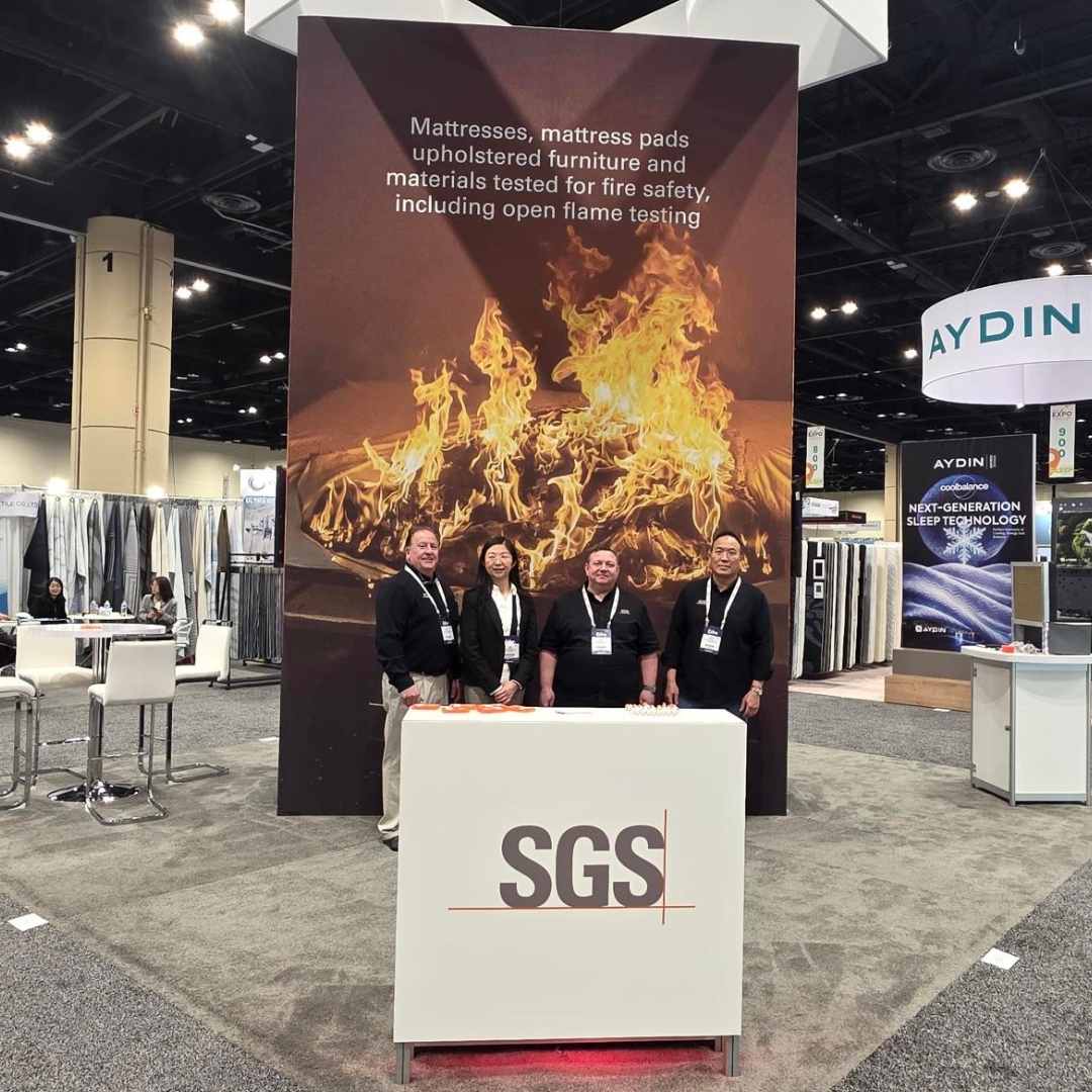 SGS_SA's tweet image. 🔥 We brought the heat to ISPA Expo in Orlando, Florida!

Flammability testing for mattresses and furniture was a central focus at our booth, attracting strong interest and allowing us to showcase our testing capabilities.

#WeAreSGS #FlammabilityTesting #testing