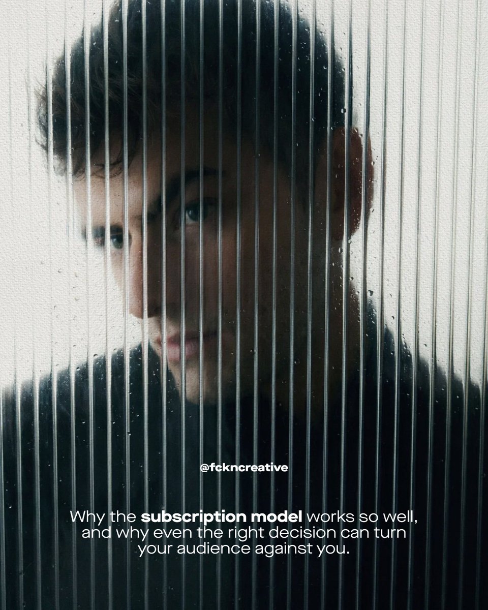 FcknCreative's tweet photo. Before 2013, @Adobe sold Creative Suite for $2,600. One-time payment, years without updates, rampant piracy, inconsistent revenue. In May 2013, they shifted to a $50/month subscription. Stock dropped, designers boycotted, customers screamed, "We're not paying forever!" https://t.co/BoWgwuBHpv