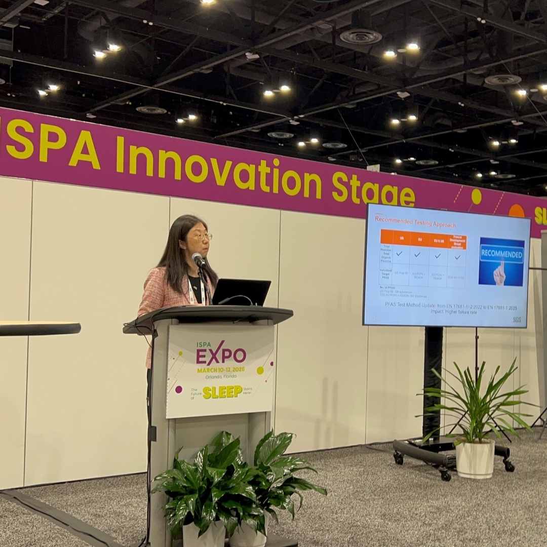 SGS_SA's tweet image. 🔥 We brought the heat to ISPA Expo in Orlando, Florida!

Flammability testing for mattresses and furniture was a central focus at our booth, attracting strong interest and allowing us to showcase our testing capabilities.

#WeAreSGS #FlammabilityTesting #testing