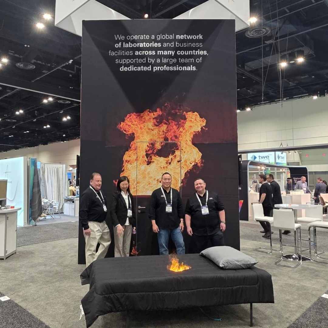 SGS_SA's tweet image. 🔥 We brought the heat to ISPA Expo in Orlando, Florida!

Flammability testing for mattresses and furniture was a central focus at our booth, attracting strong interest and allowing us to showcase our testing capabilities.

#WeAreSGS #FlammabilityTesting #testing