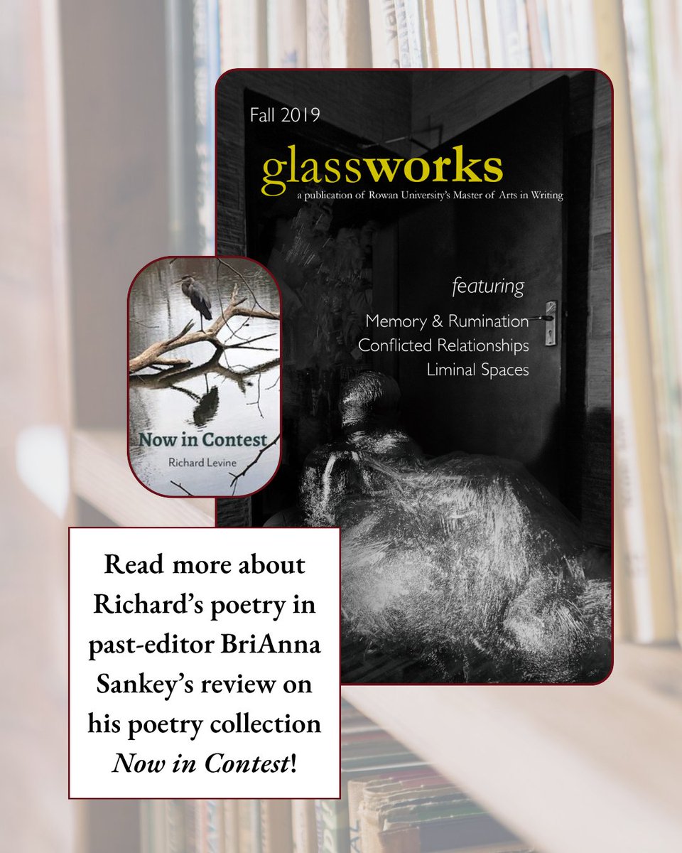 rowanglassworks's tweet image. Read more about what our past contributors have to say about Glassworks in the upcoming weeks! And read Richard's poem"The Speed of Dark" in our Fall 2019 Issue! ✏️

#Writing #LitMag #Poetry #Fiction
