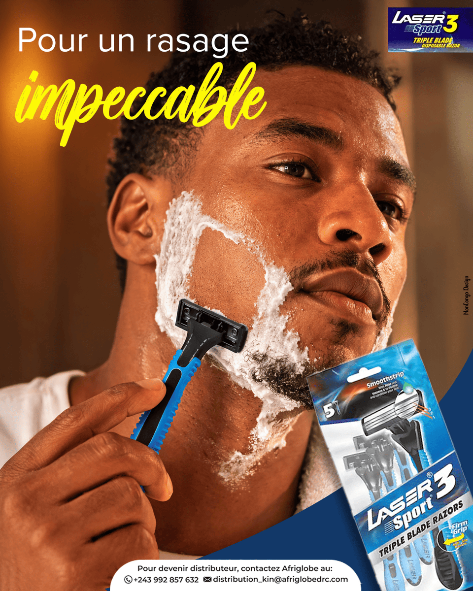 Laser Sport 3

Rasage net et uniforme avec 3 lames et poignée antidérapante.

+243 992 857 632