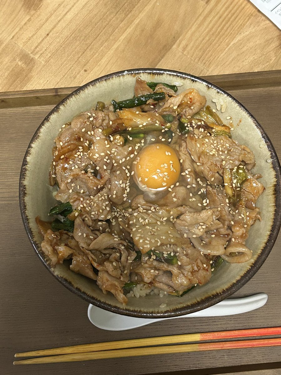 地獄の豚キムチ丼
超特盛