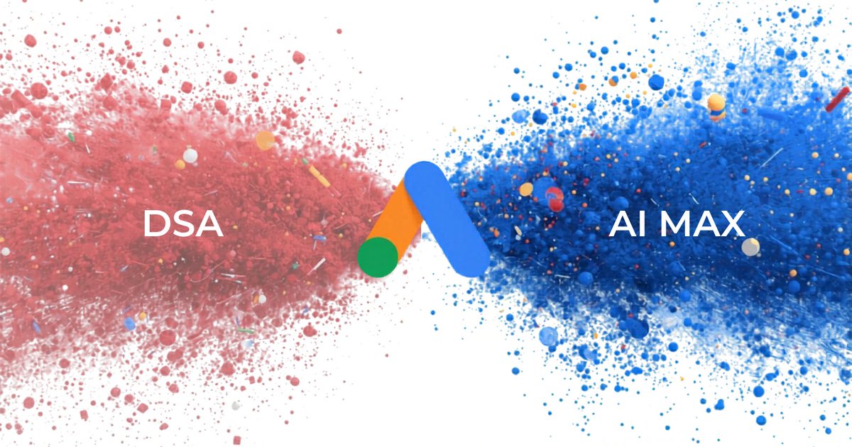 sejournal's tweet image. Google Is Replacing Dynamic Search Ads With AI Max. via @brookeosmundson: hubs.li/Q04c6Vsc0

#ppcnews   #Google #PPC #PaidSearch #SEM #SEO
