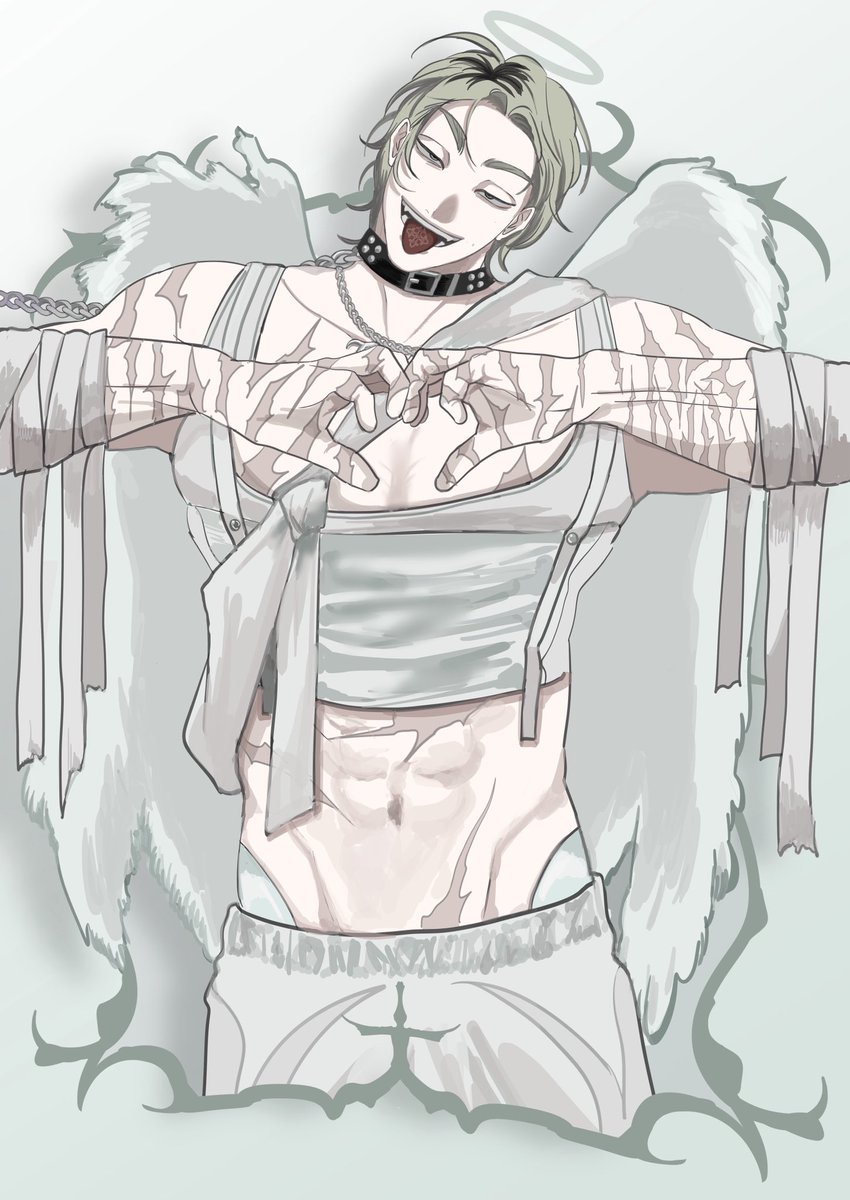 potatostaregg's tweet image. #dewsaac 👼👿?