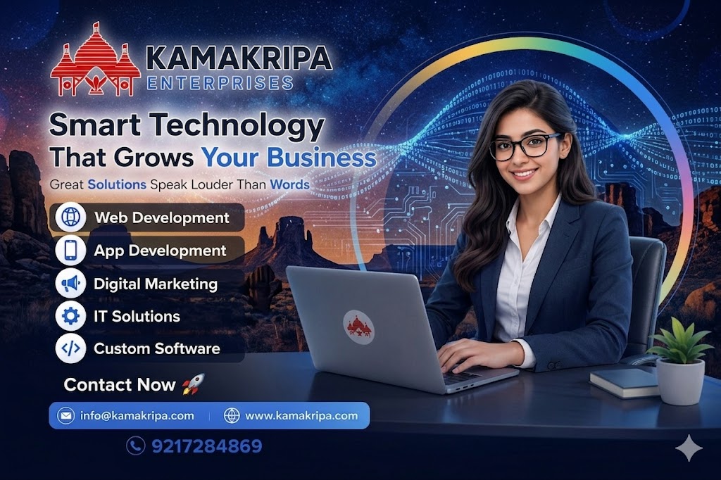 kamakripa's tweet image. 🚀 Grow Your Business with Smart IT Solutions

💻 Web | App | Marketing | Software

📞 9217284869
🌐 kamakripa.com

#ITServices #DigitalGrowth #WebDevelopment #StartupIndia #BusinessGrowth