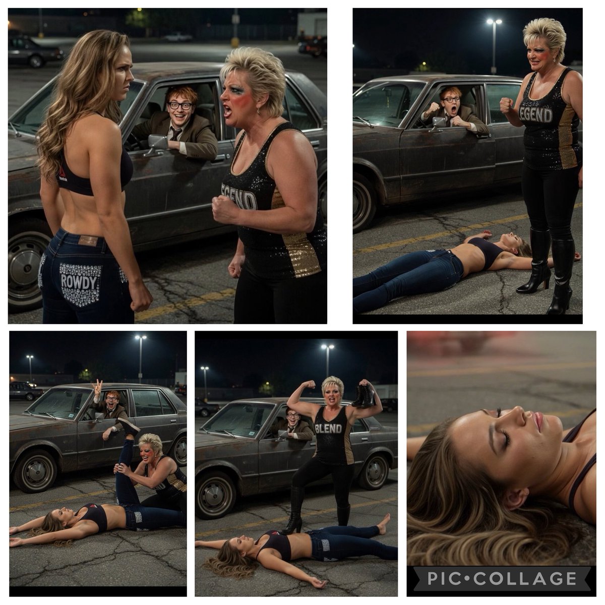 She’s knocked OUT! tweet media