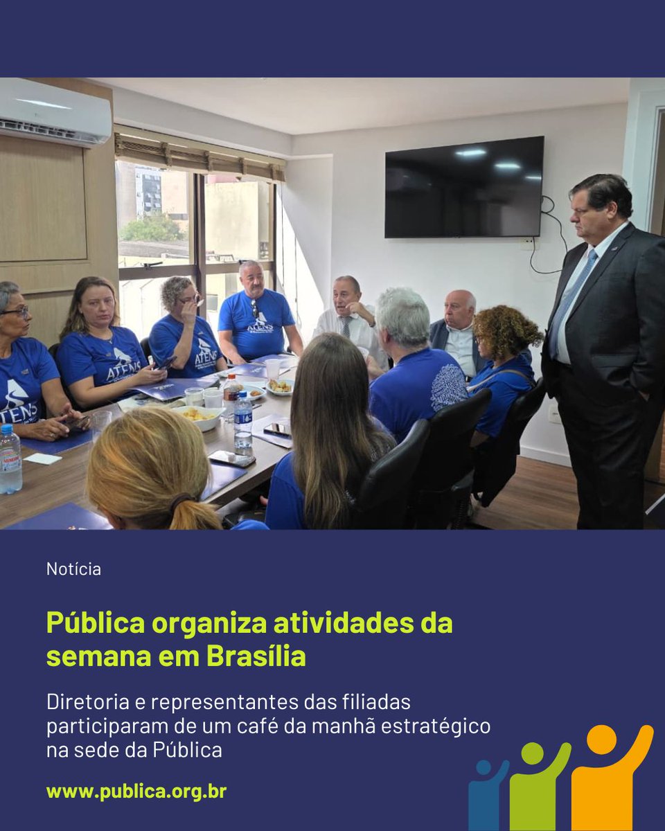 O presidente da Pública, José Gozze, e o vice-presidente, Wanderci Polaquini, conduziram o encontro, que organizou as lideranças para a agenda parlamentar no Congresso Nacional.

publica.org.br/noticias/publi…
