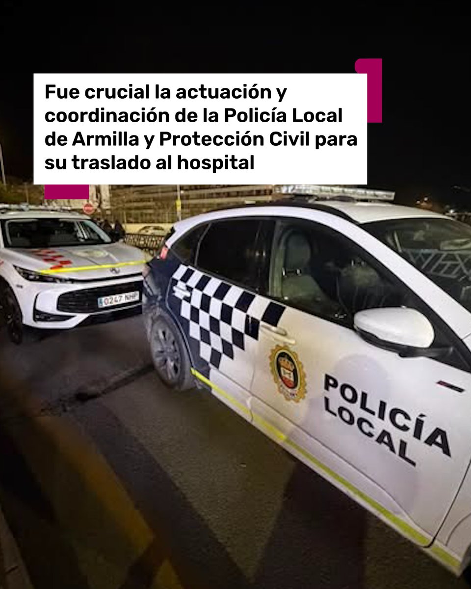 🚔🏥La Policía Local de Armilla y Protección Civil auxilian 'in extremis' a un hombre tras sufrir una hemorragia cerebral

📲Más información en 101tv.es

#Granada #Armilla #ProtecciónCicil #PolicíaLocal #hospital #auxilian #ambulancia