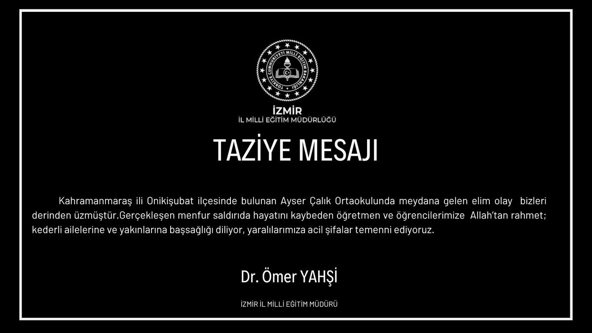 İzmir İl Milli Eğitim Müdürlüğü tweet media