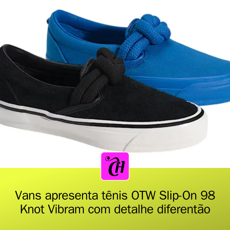 CAPRICHO's tweet image. 🚨👟 Lançamento imperdível! A Vans apresenta o OTW Slip-On 98 Knot Vibram, com um design icônico e um nó de corda inovador! Inspirado na cultura jovem californiana dos anos 70, ele promete ser o destaque do seu look! 🌊✨ #Vans #Lançamento #Estilo

mrf.lu/v8qQ