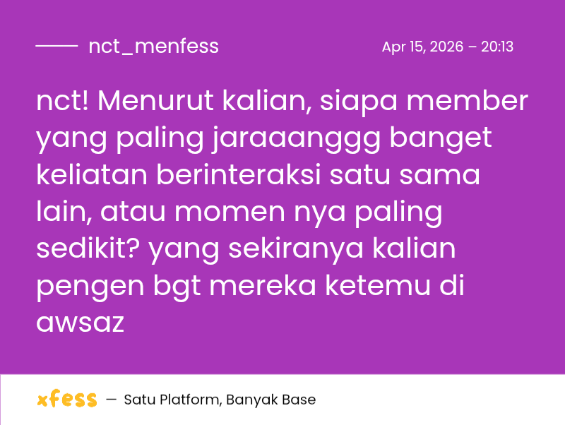 ON || NCT MENFESS tweet media