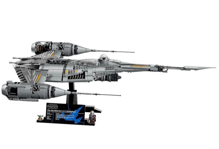 BlogsBrick's tweet image. Lego Star Wars:  UCS The Mandalorian’s N-1 Starfighter officially revealed! 

1809 Pieces / $249.99 / £229.99 / 1st May 2026

#Lego #Legonews #Legoleaks #StarWars #LegoStarWars