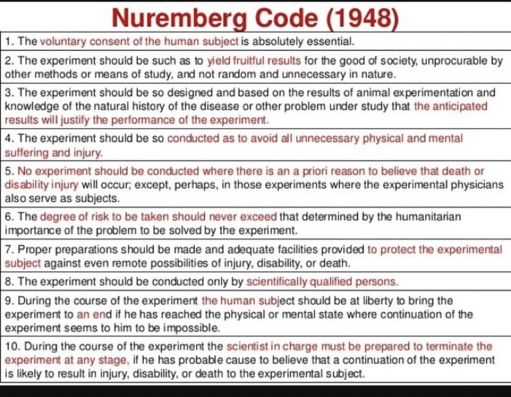 ddsnorth's tweet image. COVID vaxx bamboozle was/is one of rh greater crimes against humanity in living memory. It is time for lawyers and judges to rise to the occasion and charge our govt's with mass murder . Nuremberg Principals, Nuremberg Code 2 trial now