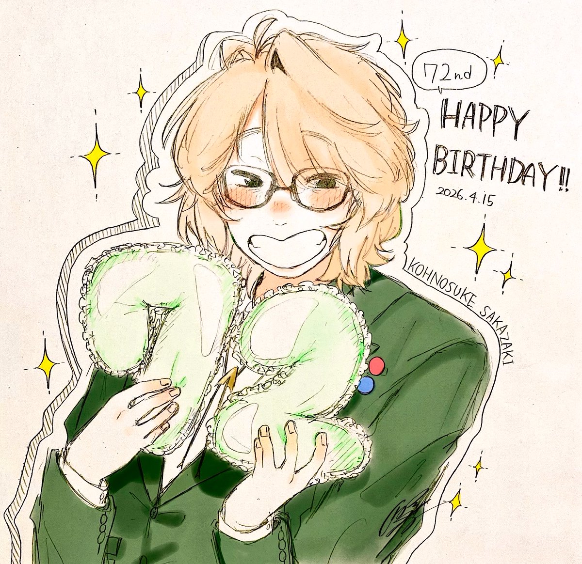 お誕生日おめでとうございます❗️🎉

#坂崎幸之助誕生祭2026