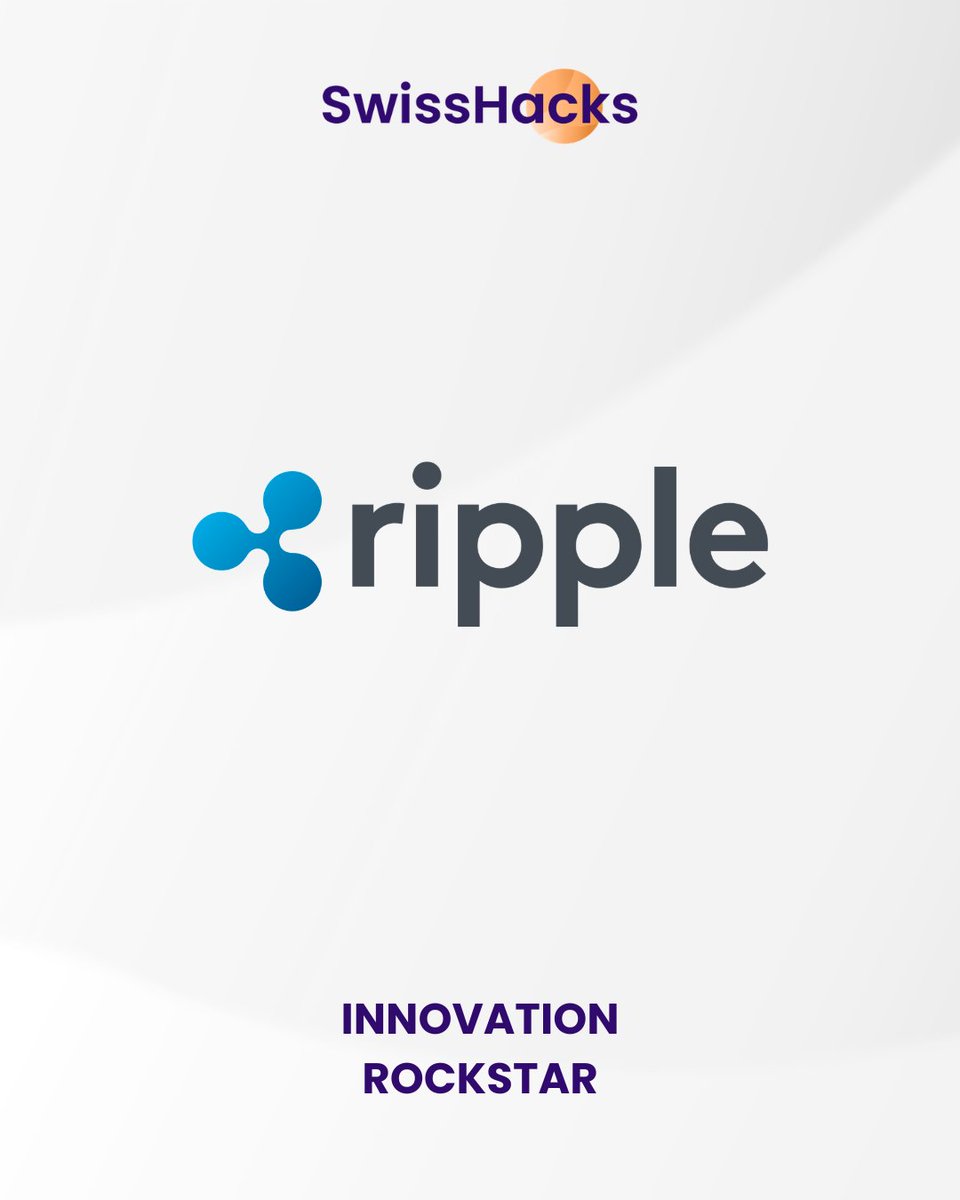 .<a href="/RippleXDev/">RippleX</a> joins #SwissHacks 2026 as an Innovation Rockstar Partner

Ripple has spent over a decade building the infrastructure for how money moves globally: from cross-border payments to digital asset settlement.

At SwissHacks 2026, Ripple will present a builder challenge,