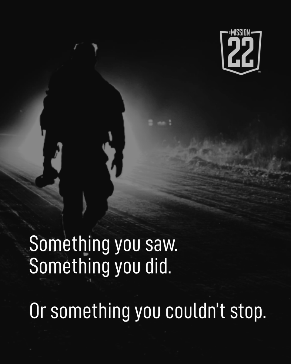 Mission22's tweet image. Some experiences don’t leave when the moment ends.

#Mission22 #Veterans #MentalHealth