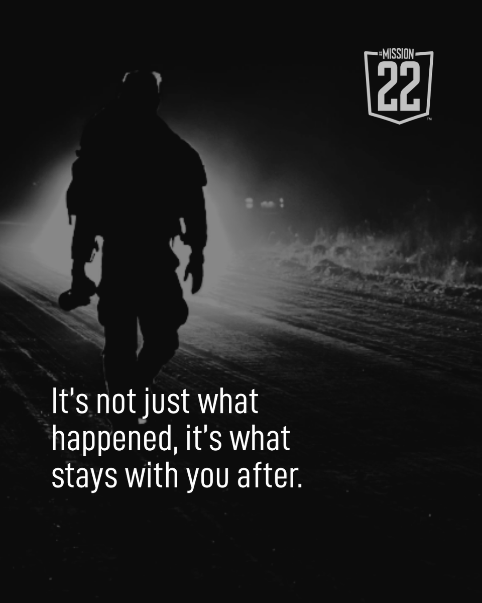 Mission22's tweet image. Some experiences don’t leave when the moment ends.

#Mission22 #Veterans #MentalHealth