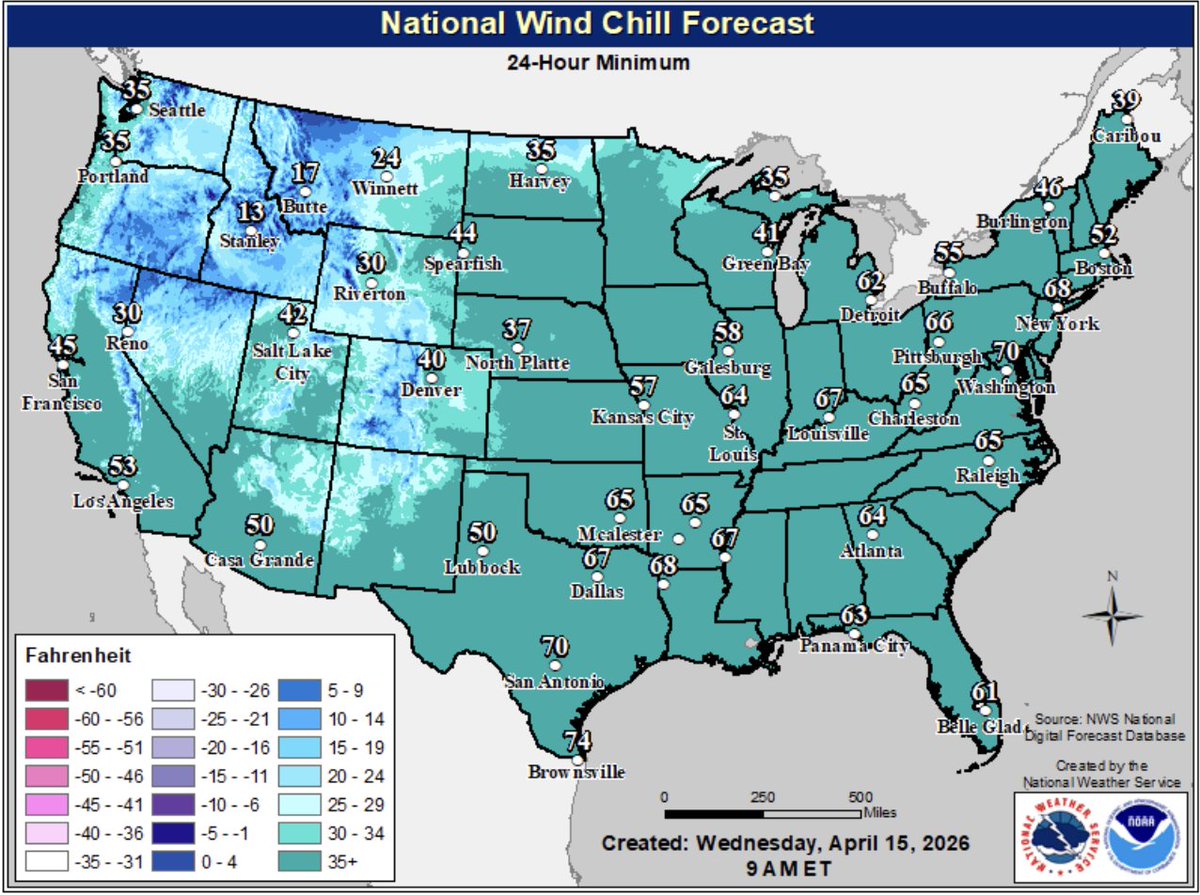 FarmPolicy's tweet image. 1/ Ag weather highlights from the @usda_oce, April 15:

In the #West, #freeze warnings are in effect early today as far south as Utah and western Colorado, with potential implications for blooming fruits that are developing far ahead of schedule.

bit.ly/3Rn0a2F