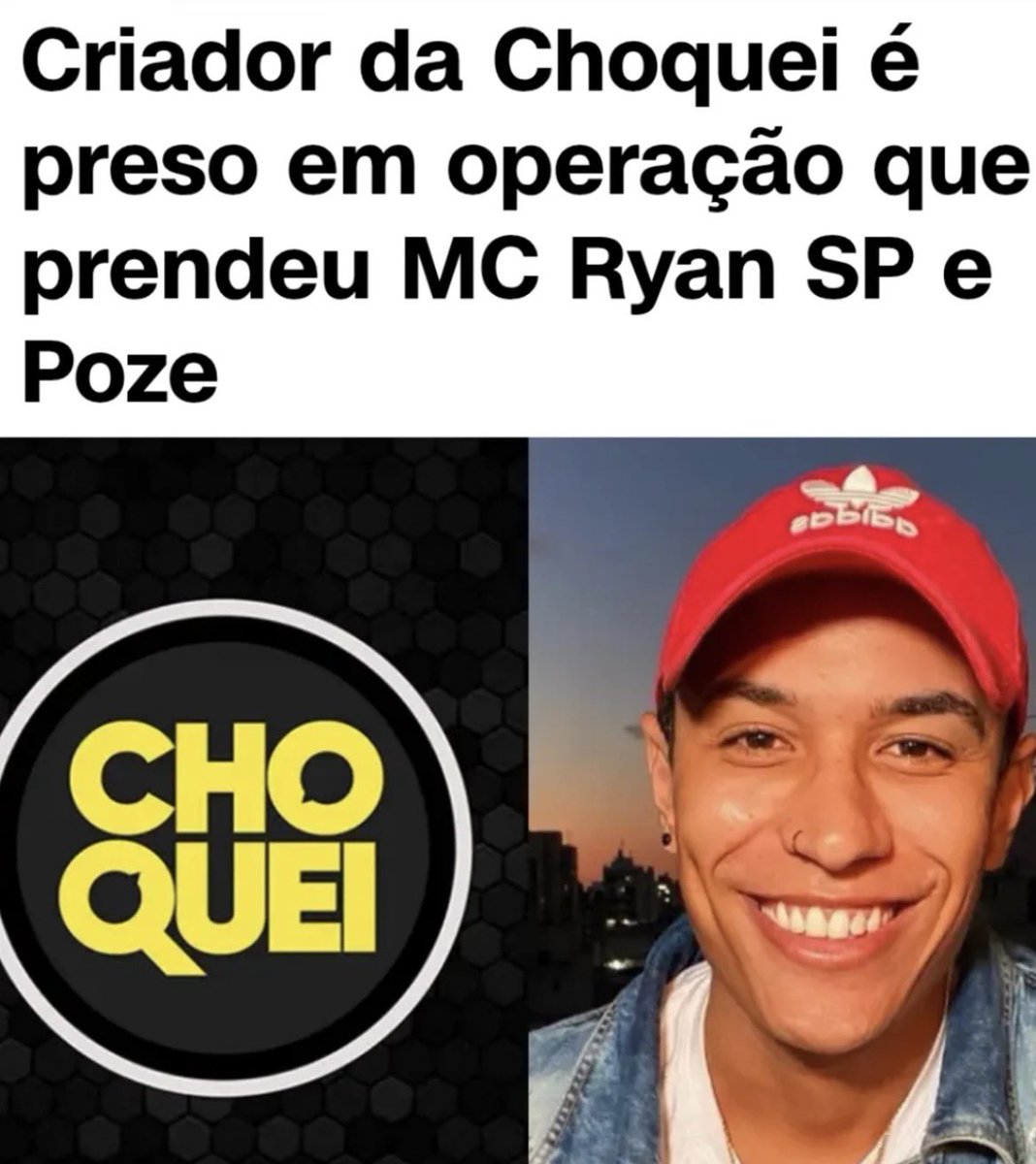 ⚠️ AGORA❗Mais um preso pela Polícia Federal por envolvimento em lavagem de dinheiro de 1,6 bilhões. 

A página "CHOQUEI" é conhecida por divulgar diversas fake news.