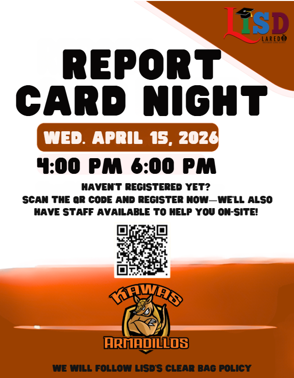 KawasElementary's tweet photo. Join us today for our final Report Card Night!
🕓 Time: 4:00–6:00 PM

Meet with your child’s teacher, review their progress, and stay connected to their success.

Haven’t registered yet?
Scan the QR code and register now—we’ll also have staff available to help you on-site! https://t.co/vhlnWrGbEh