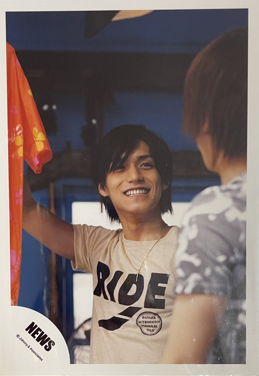 錦戸亮 NEWS SUMMER TIME 公式写真