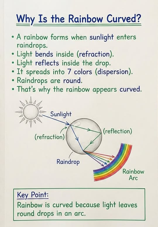 RWPhysics's tweet image. Rainbow Curved #physics