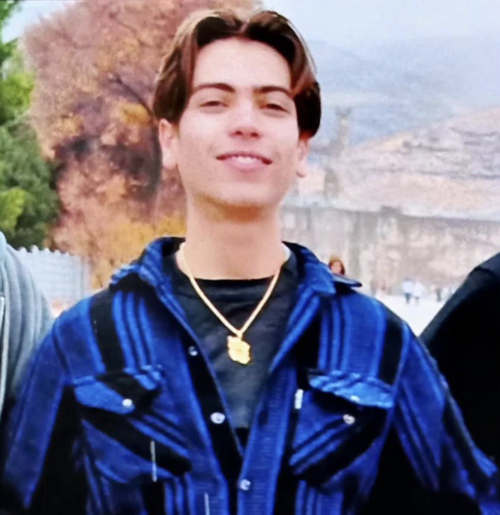 Ayrosmelody's tweet photo. Pedram Nemati, a young man from Iran_Marvdasht, refused to attend mandatory military service because he didn’t believe in it. They threatened to bring him back and 48 hours later, they shot him in the throat.

Then came the lies: first “suicide,” then “martyr.”
What kind of “martyr” is shot in the throat?

They held his body for days and told the family: accept the label of a “state martyr” or you won’t get his body back.

In the end, under pressure and threats, they returned his body.

Pedram was only 19
#PedramNemati 
#پدرام_نعمتی