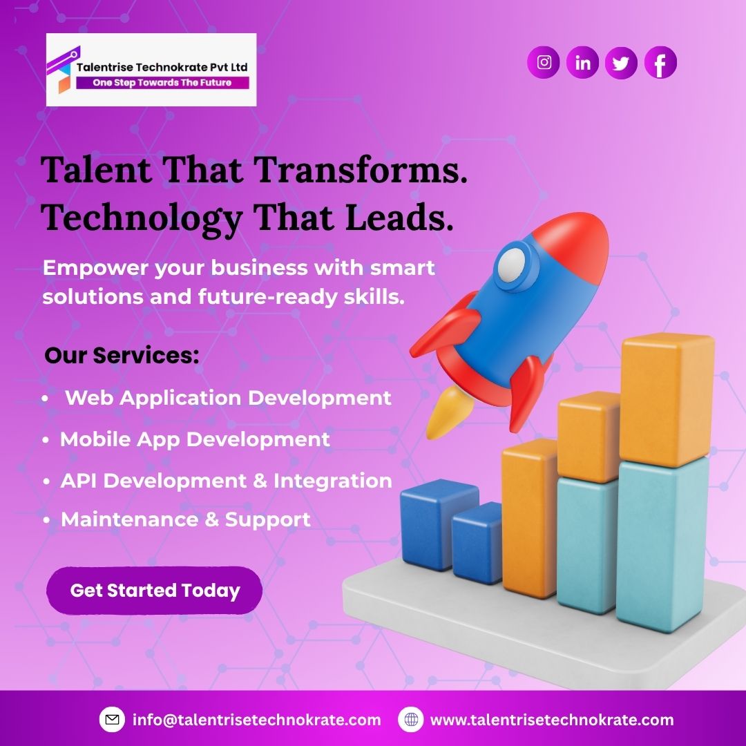 Talentrise_Tech's tweet image. 🚀 Talent that transforms. Technology that leads.
Build smarter with web apps, mobile apps &amp;amp; scalable tech solutions.
Your growth starts here.
🌐 talentrisetechnokrate.com
#WebDevelopment #AppDevelopment #TechSolutions #StartupIndia #DigitalGrowth