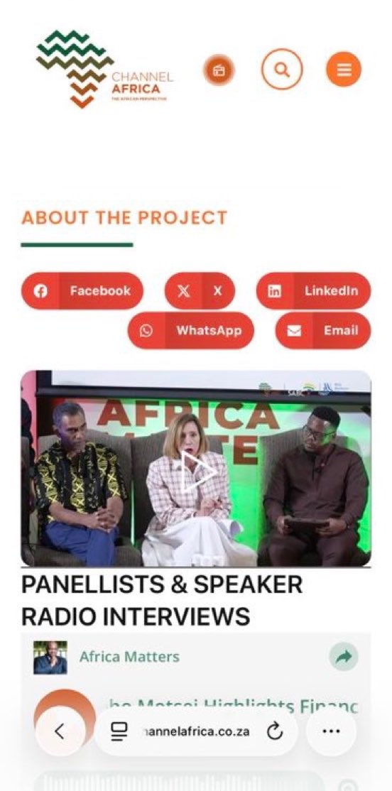 Ayakha_Hl's tweet image. Delegates at #AfricaMatters agreed that climate change is not only an environmental issue, but a major economic and developmental challenge for Africa.
#ChannelAfrica #ClimateChange

🔗 channelafrica.co.za/channelafrica/…