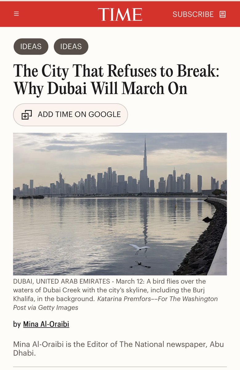 alHattlan's tweet image. Excellent piece by @AlOraibi on #Dubai, the city that refuses to break! @TIME