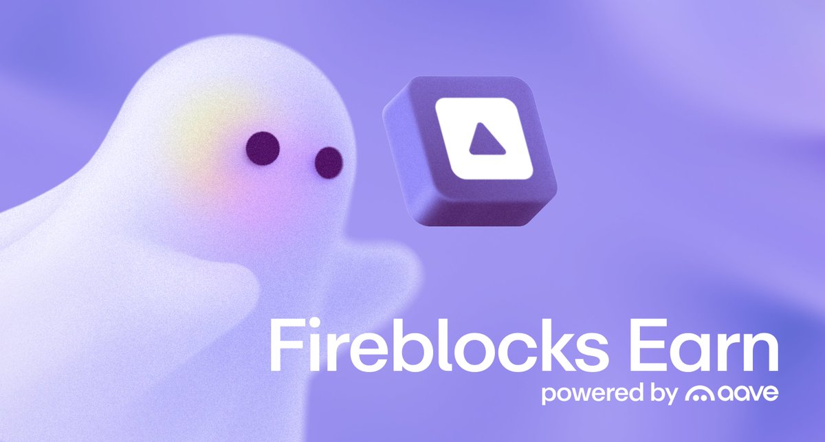 Enterprise platform, <a href="/FireblocksHQ/">Fireblocks</a>, has integrated Aave into their new Earn feature.

This will allow the 2,400+ institutions on Fireblocks to start earning Aave-powered yield on their stablecoin balances.
