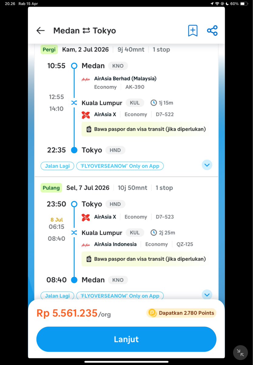 Masih murahan ke jepang anjer😭 gagal lah ini jumpa junhan