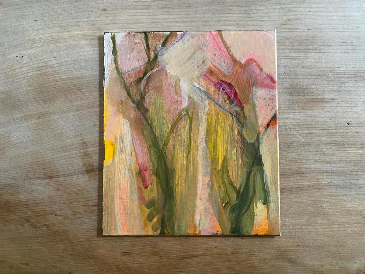 AlisonClarkeArt's tweet photo. Small series on wood and card. Surrounded by bloom and blossom everywhere I go, I can’t resist. I enjoy a more figurative paint sometimes!

Available on 14-17 May at the next @WimbledonArt Fair!

#WimbledonArt #Wimbledon #LondonArtist #Floral #Art https://t.co/9g1bwIlSjg
