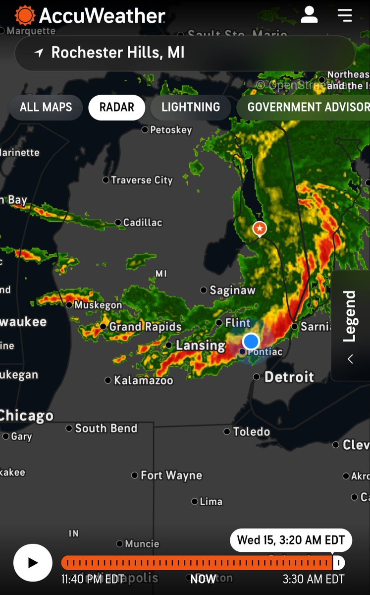 Unstopable Weather @jesseRoss597206 I'm in Oakland County. Woke up to strobe light ...