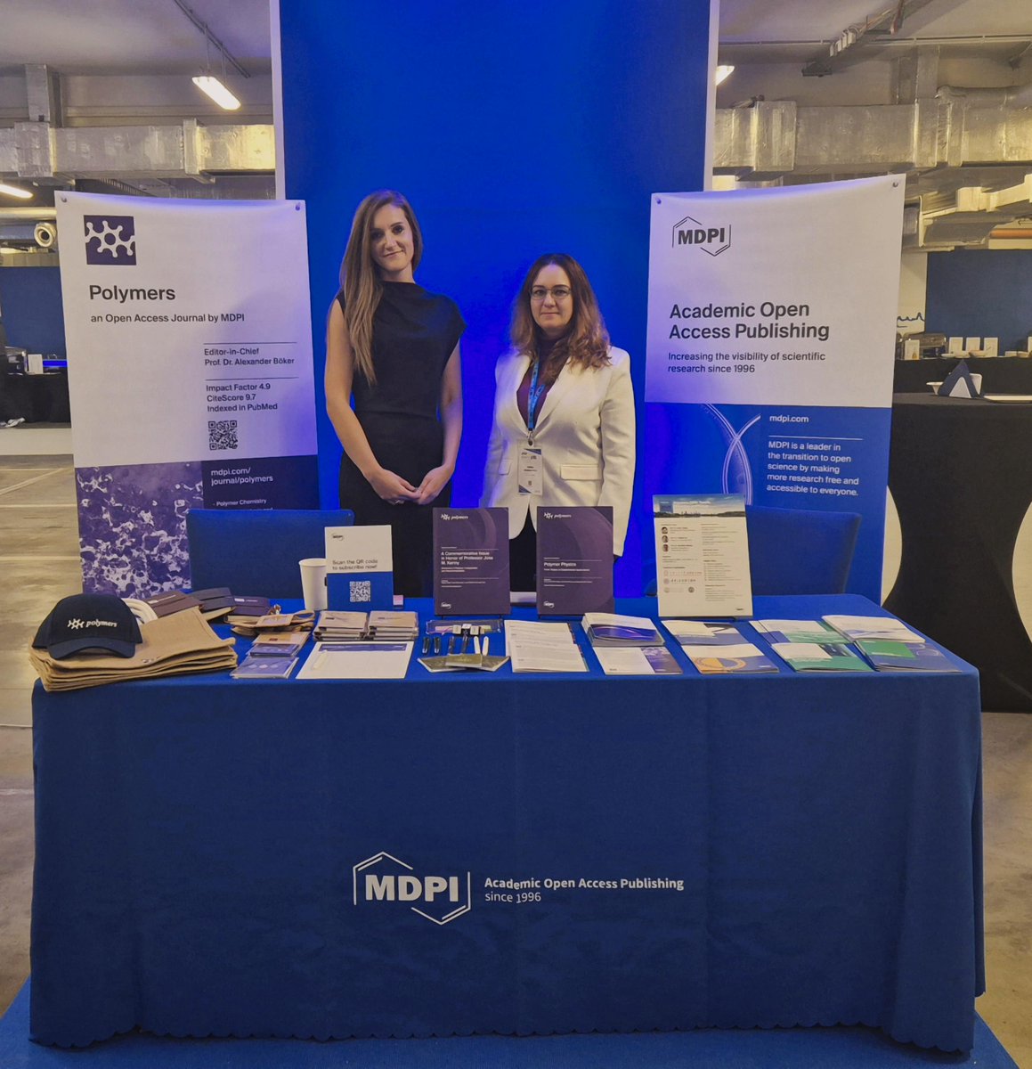 Polymers_MDPI's tweet image. We are pleased to announce that our journal Polymers is present at the AERC 2026 conference!

We are proudly represented by Dr. Weronika Górka-Kumik and Dr. Ksenia Shubenkova, feel free to reach out and meet us there!
#Polymers #AERC2026 #Science #Research #Networking