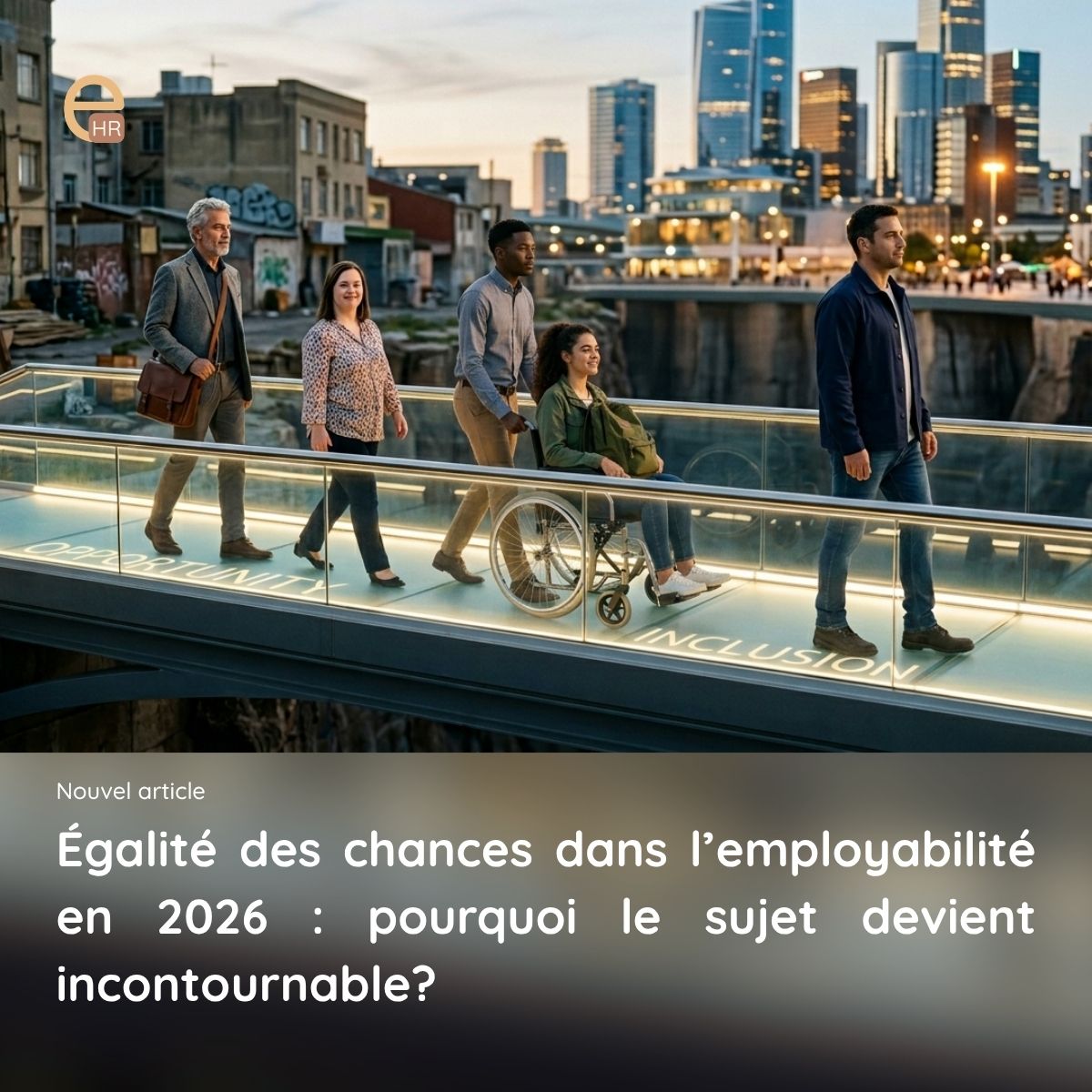 Il y a des talents qu’on ne voit jamais.
Pas parce qu’ils n’existent pas…
Mais parce qu’ils n’ont jamais eu leur chance.

Un parcours, une origine, un accident de vie…
Et parfois, tout se joue avant même d’avoir commencé.

L’égalité des chances dans l’emploi, ce n’est pas un