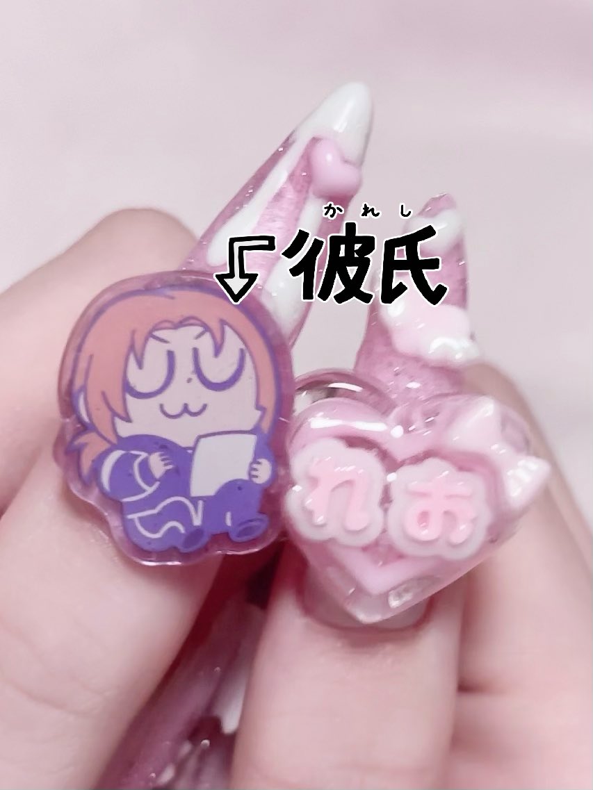 🆕ネイル〜😻生誕祭の写真撮るし親指に命やどした(神ω神)かわいい