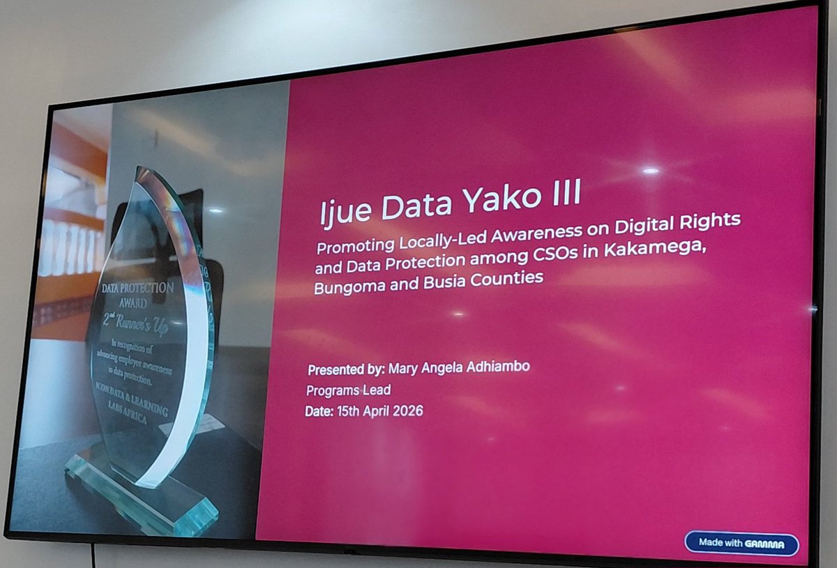 ICON Data and Learning Labs Africa tweet media