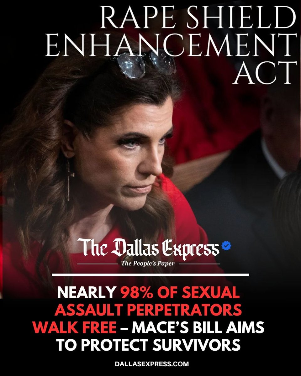 DallasExpress's tweet image. REP. NANCY MACE HIGHLIGHTS RAPE SHIELD ENHANCEMENT ACT DURING SEXUAL ASSAULT AWARENESS MONTH

Read More: dallasexpress.com/national/nearl…

The South Carolina Republican is pushing legislation to strengthen protections for sexual assault survivors by further limiting the use of a victim’s