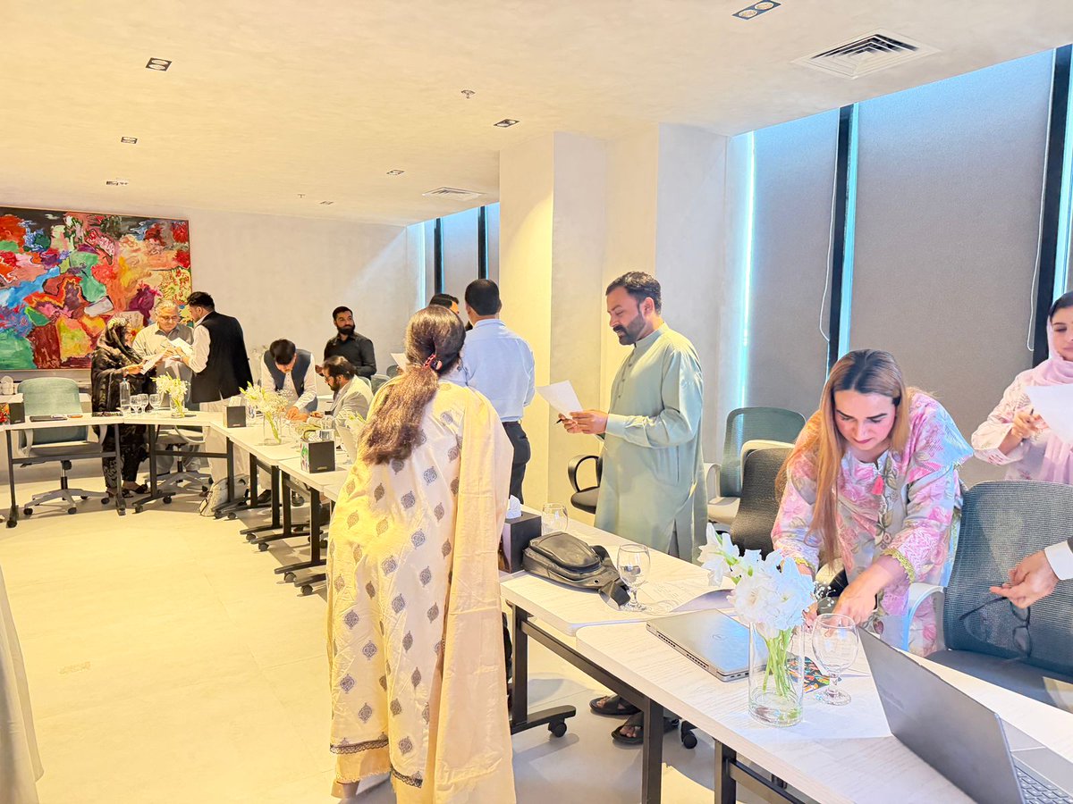 SATRANGIORGANI2's tweet photo. Our President Dr. Muhammad Izhar and Vice President Alisha Sherazi proudly participated in Day 1 of the meeting of Pakistan Alliance on LSBE at Ambiance Boutique Art Hotel.Their presence reflects strong leadership and commitment to empowerment, collaboration, and positive change https://t.co/ii210mem09