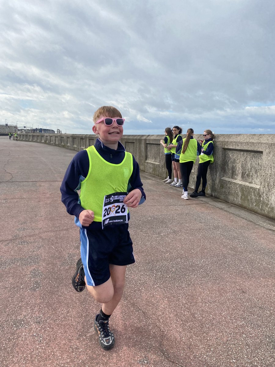 HighfieldLA's tweet image. Our London Mini Marathon 2026 is off! What a beautiful view our competitors have as they run in #OurBlackpool 🌊 Let’s go!  #WeRunTogether #BeEngaged #BeYourBest #TeamPE