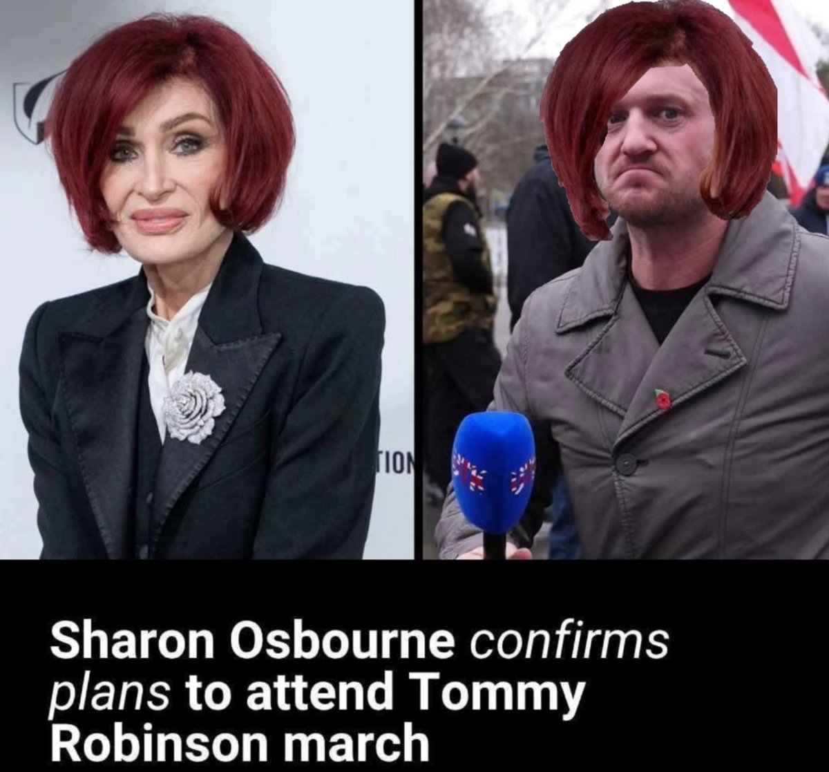 Apparently the two got talking at the hairdressers, and became quite close. W⚓️s😂