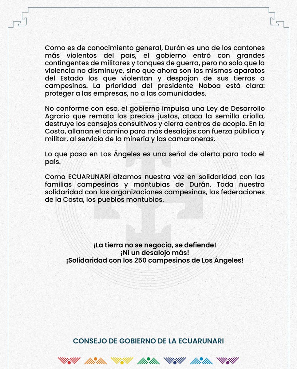 Leonidas Iza Salazar tweet media