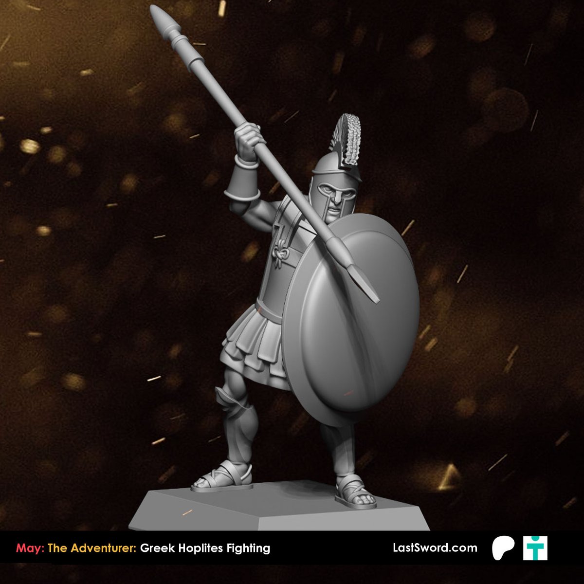LastSwordMinis's tweet image. (WIP) May Patreon: The Adventurer: Greek Hoplites Fighting
Raising his spear above his shield, he prepares to finish off the fallen enemy.
goo.su/fzj1x
-
#classicalgreek #hoplite #SAGA #hailcaesarwarlordgames #swordpoint #3dprint #lastswordminiatures #warriorsofathena