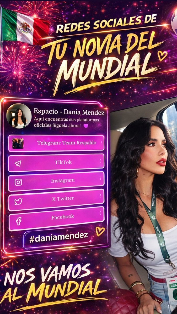 linktr.ee/Supportdania?u…

#daniamendez #ejercitomorado
