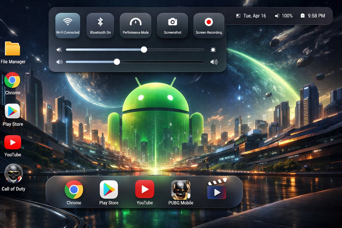 ALMUFKR1's tweet photo. رجوع الوحش الحقيقي🐉 أقوي تجربة أندرويد علي الكمبيوتر بدون تعقيد ولا استهلاك مجنون 🖥️🔥

https://t.co/DAdwXA3DlQ

#AndroidOnPC #BlissOS #نظام_اندرويد_للكمبيوتر #GamingSetup #PUBGMobile https://t.co/S4aEUCsdsG